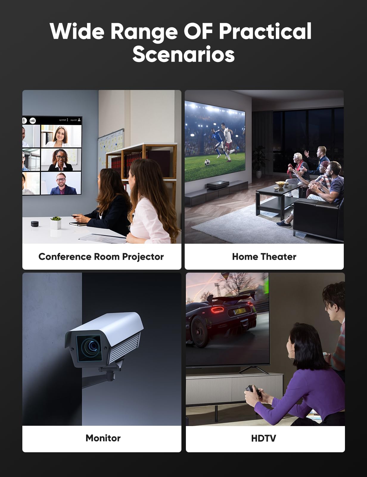 10K 8K HDMI 2.1 Cable 2-Pack 6.6FT, Highwings Certified 48Gbps Ultra High Speed Slim HDMI Cord,Support 4K@120Hz 8K@60Hz, HDCP 2.2&2.3, Dynamic HDR,eARC,DTS:X, Compatible with Roku TV/HDTV/PS5/Blu-ray