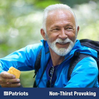 4Patriots Emergency Food Bars: Non-Perishable S.O.S Ration Designed to Last 5 Years, 9 Servings