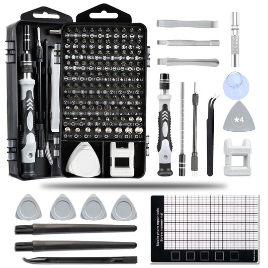 Precision Screwdriver Kit, Electronics Repair Tool Set with Clean Brush, Tool Gifts for Men, Repair for Electronics,Macbook, Laptop, PC, RC, PS5, iphone,Jewelers, XBOX, Glasses