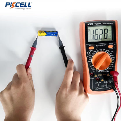 PKCELL AA Batteries & AAA Batteries, 40 Double A Batteries and 40 Triple A Batteries Combo Pack (80 Count), 1.5V High-Performance Carbon Battery