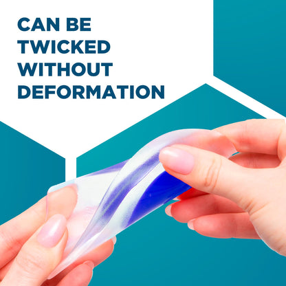 Heel Cups for Achilles Tendonitis & Plantar Fasciitis - 2 Pack Gel Shoe Inserts for Heel Pain Relief, Arch Support, for Women & Men