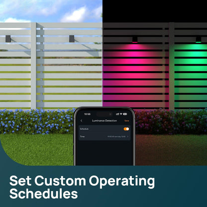 Linkind Smart Solar Spot Lights Outdoor SL5C, Solar Spotlight Waterproof Color Changing APP/Voice Control Landscape Lighting, IP67 Outdoor Lights for Yard, Garden, Pathway(8 Pack)