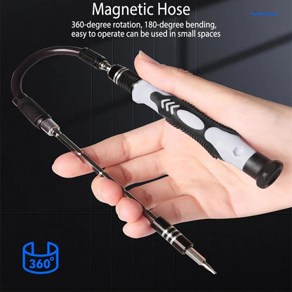 115-in-1 Precision Screwdriver Set, Mini Professional Magnetic Repair Tool Kit, Small Screwdriver for Phone, Computer, Watch, Laptop, Macbook, Game Console, Electronic, Toys Repair