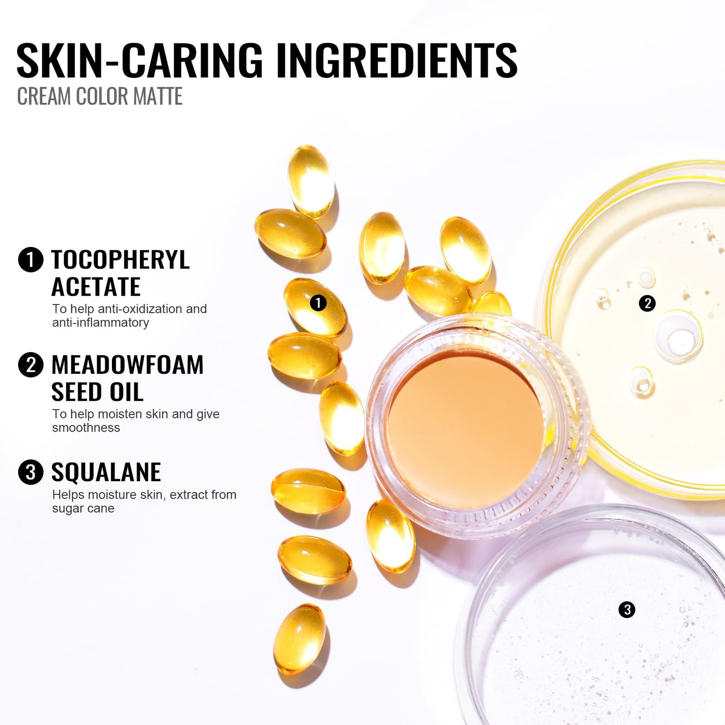 Oulac Matte Eyeshadow 3-in-1 Eyeshadow Eye Primer&Eyeliner Highly Pigmented Waterproof Smudge-proof Long Lasting Wear Smooth&Blendable Formula for Natural Look,Vegan & Cruelty-Free,CM06