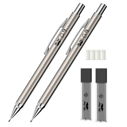Mr. Pen- Metal Mechanical Pencils, 0.9mm, 2 Pack, Lead Pencil, Mechanical Pencil Metal Mechanical Pencil Mechanical, Mechinal Pencils, Mechanical Drafting Pencil, Back to School Supplies