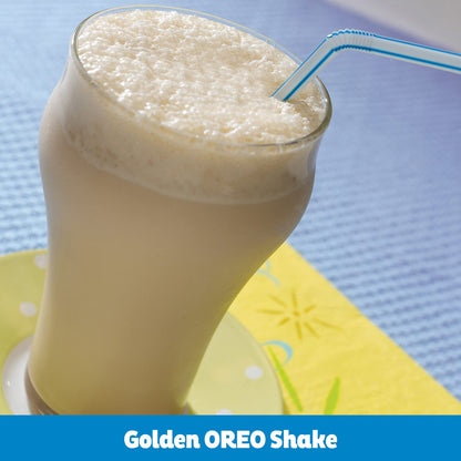 OREO Double Stuf Golden Sandwich Cookies, Family Size, 20 oz