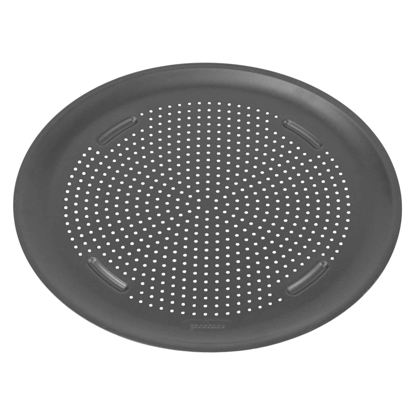 GoodCook AirPerfect Nonstick 16” Pizza Pan – Pizza Tray for Oven, Perforated Round Pizza Pan, Carbon Steel Baking Pan, Homemade, Frozen & Leftover Slices