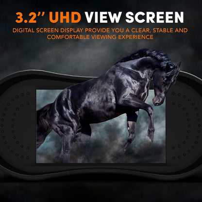 GTHUNDER Night Vision Goggles, 4K High-Definition Rechargeable Infrared Digital Night Vision Goggles