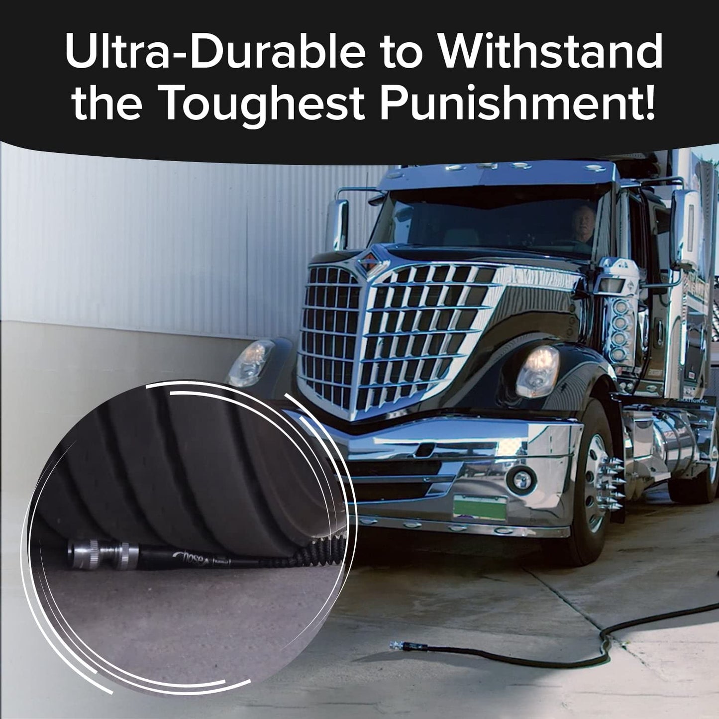 Pocket Hose Silver Bullet 100 ft Turbo Shot Nozzle Multiple Spray Patterns Expandable Garden Hose 3/4 in Solid Aluminum Fittings Lead-Free Lightweight and No-Kink, Black