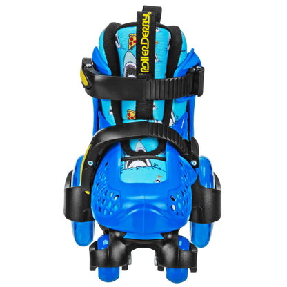 Roller Derby Fun Roll Adjustable Roller Skates for Beginners, Boys & Girls Small (7-11)