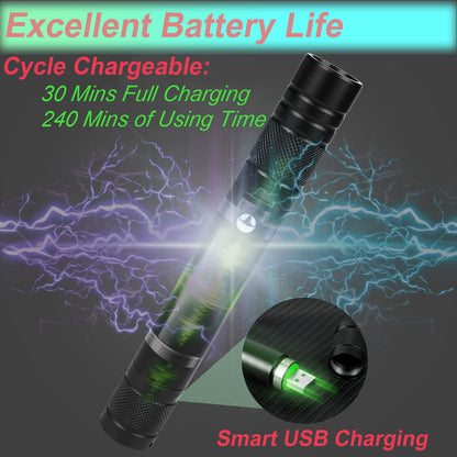 MEUSNO Red Laser Pointer Cat Toy, Red High Power Laser Pointer Long Range Strong Laser Light Pointer for Cats Dogs Toy Rechargeable Pointer Laser for Presentations Teaching Outdoor Cat Laser Toy