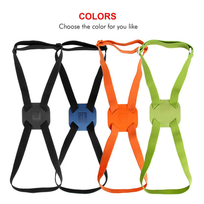 Luggage Straps Bag Bungees for Add a Bag Easy to Travel Suitcase Elastic Strap Belt(Orange)