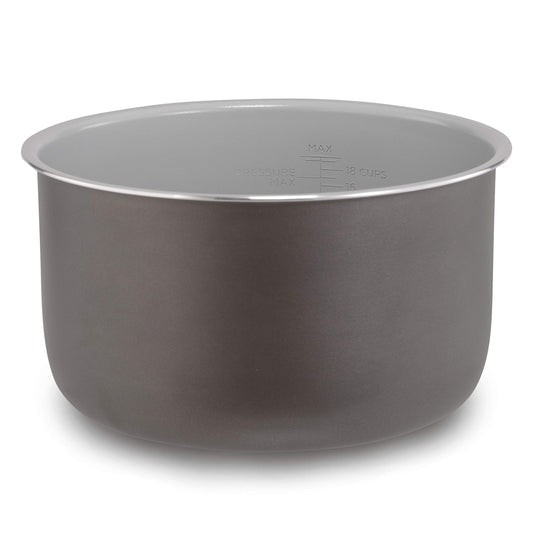 Ninja Foodi 6.5-qt. Ceramic Coated Nonstick Inner Pot, Compatible with all Ninja Foodi 6.5 qt. models, Dishwasher Safe Gray. 102FY300