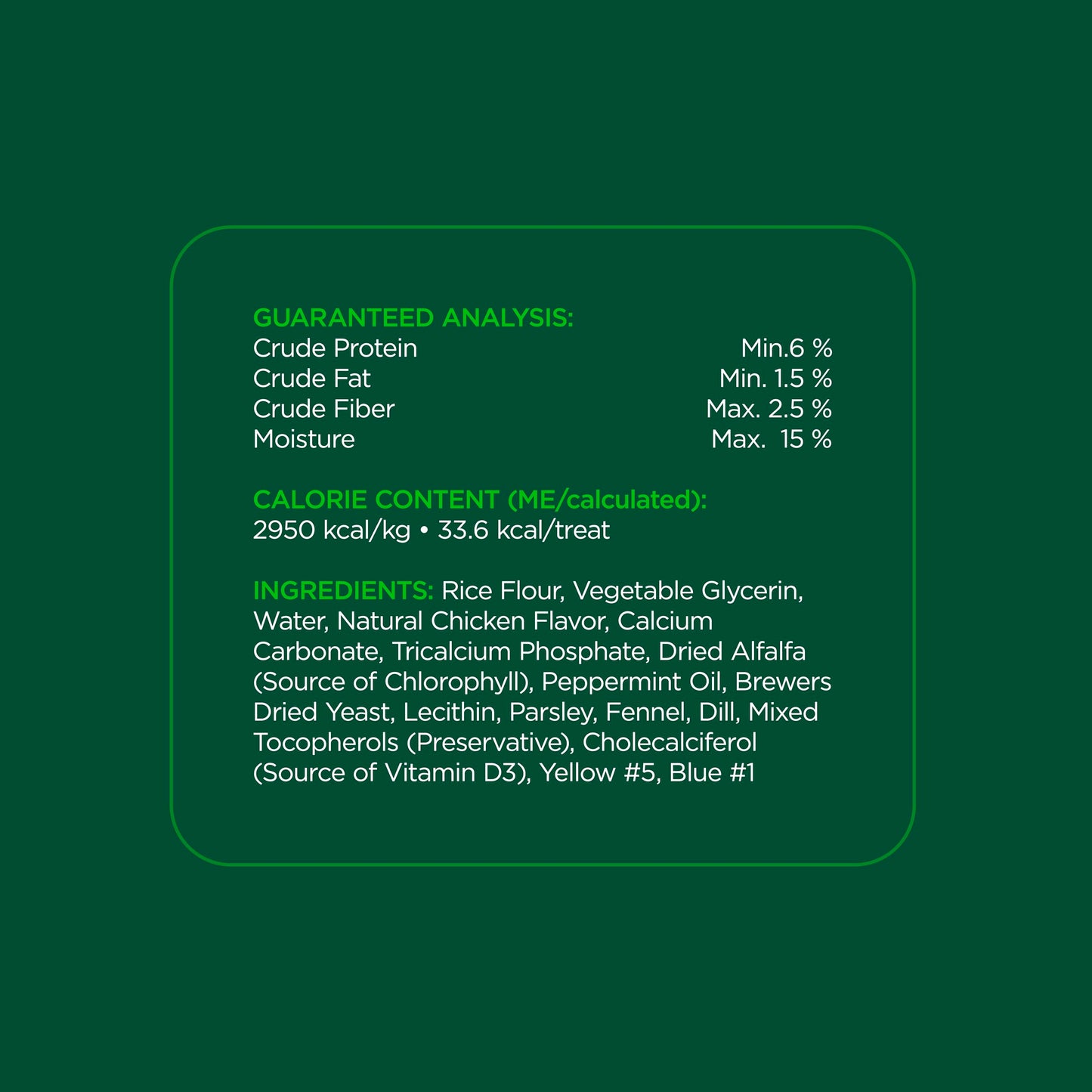 Minties Dental Chews for Dogs, 40 Count, Vet-Recommended Mint-Flavored Treats for Tiny/Small Dogs 5-24 lbs, Dental Bones Clean Teeth, Fight Bad Breath, and Removes Plaque and Tartar