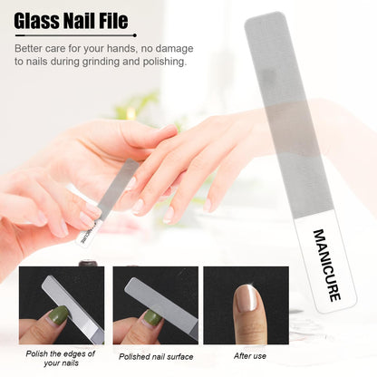 Manicure Set Professional Nail Clippers Pedicure Kit, 16 pcs Stainless Steel Nail Care Tools Grooming Kit with Luxurious Travel Leather Case for Thick Nails Men Women Gift (Black)