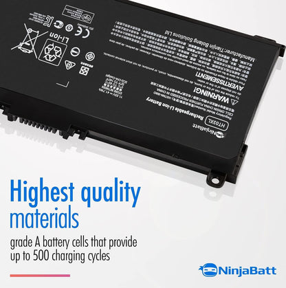 NinjaBatt HT03XL Battery for HP L11119-855 HW03XL 7265NGW Pavilion 15-DB Series14M-DH0003DX 14M-DH1003DX 15T-CS200 15-DY0013DX 15-DY1023DX 15-DY1751MS 15-CS3073CL