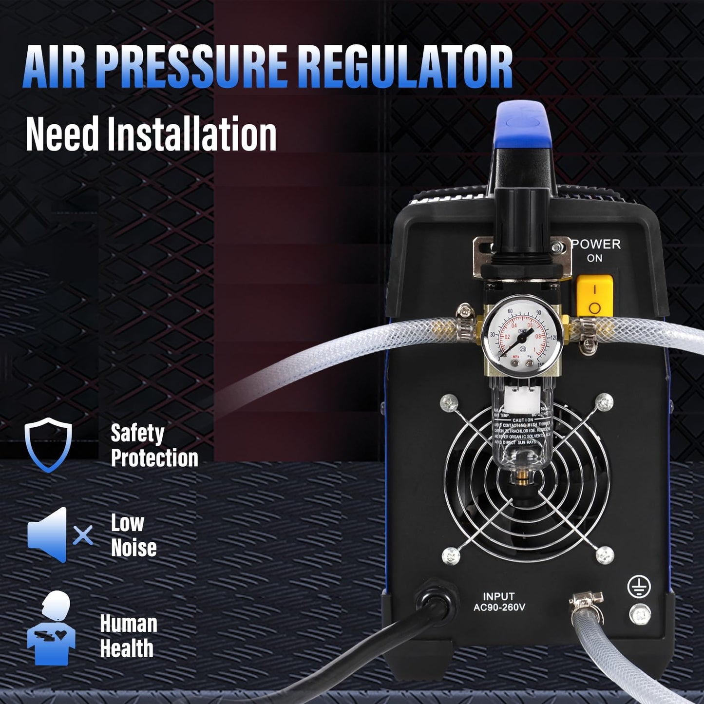 Plasma Cutter,CUT50 55Amp 110V/220V Dual Voltage IGBT Cutting Machine