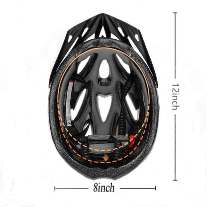 Adult Cycling Bike Helmet, Lightweight Unisex Bicycle Helmet,Premium Quality Airflow Bike Helmet (Black)