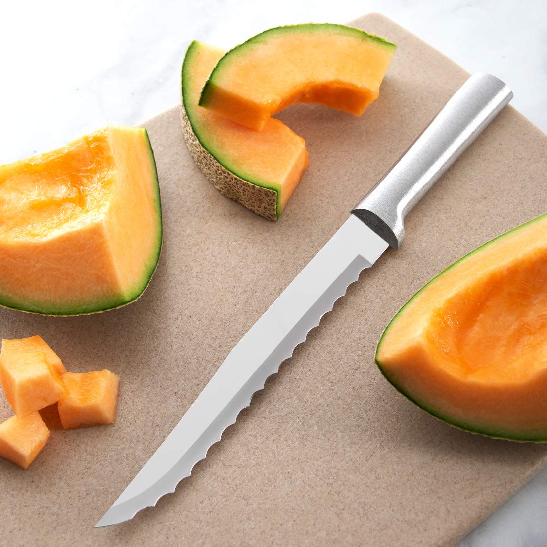 Rada Cutlery 7-Piece Starter Gift Part 2 Knife Set, Silver Handles