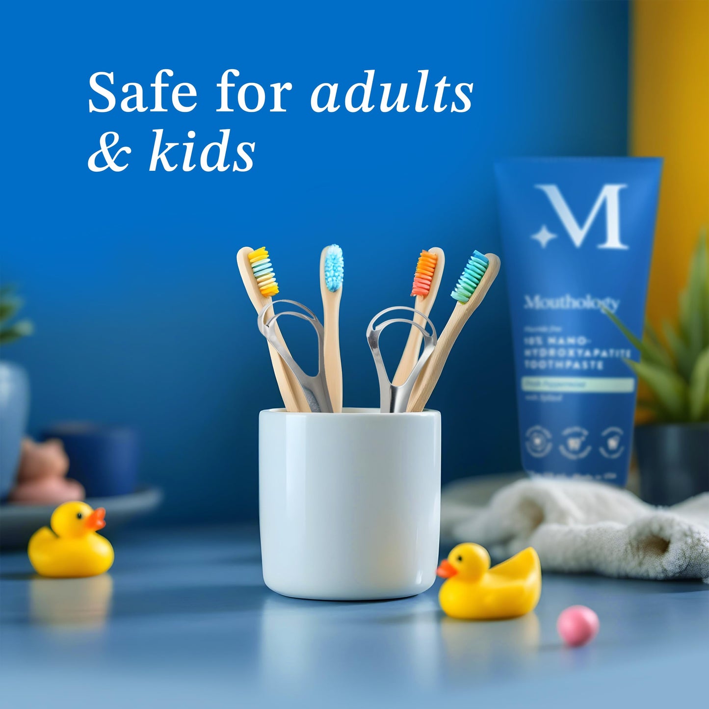 Mouthology Tongue Scraper for Adults (2 Pack), Reduce Bad Breath, Metal Tongue Scraper, Tongue Cleaner, Tongue Scraper, Stainless Steel Tongue Scraper, Tongue Cleaner for Adults, Tongue Scrubber