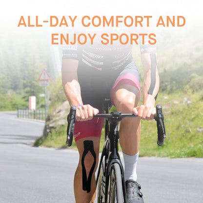 OK TAPE Kinesiology Tape, Regular Original Cotton Elastic Athletic Tape for Support and Recovery, Sports Tape, 2in×16.4ft Uncut Roll - Pink