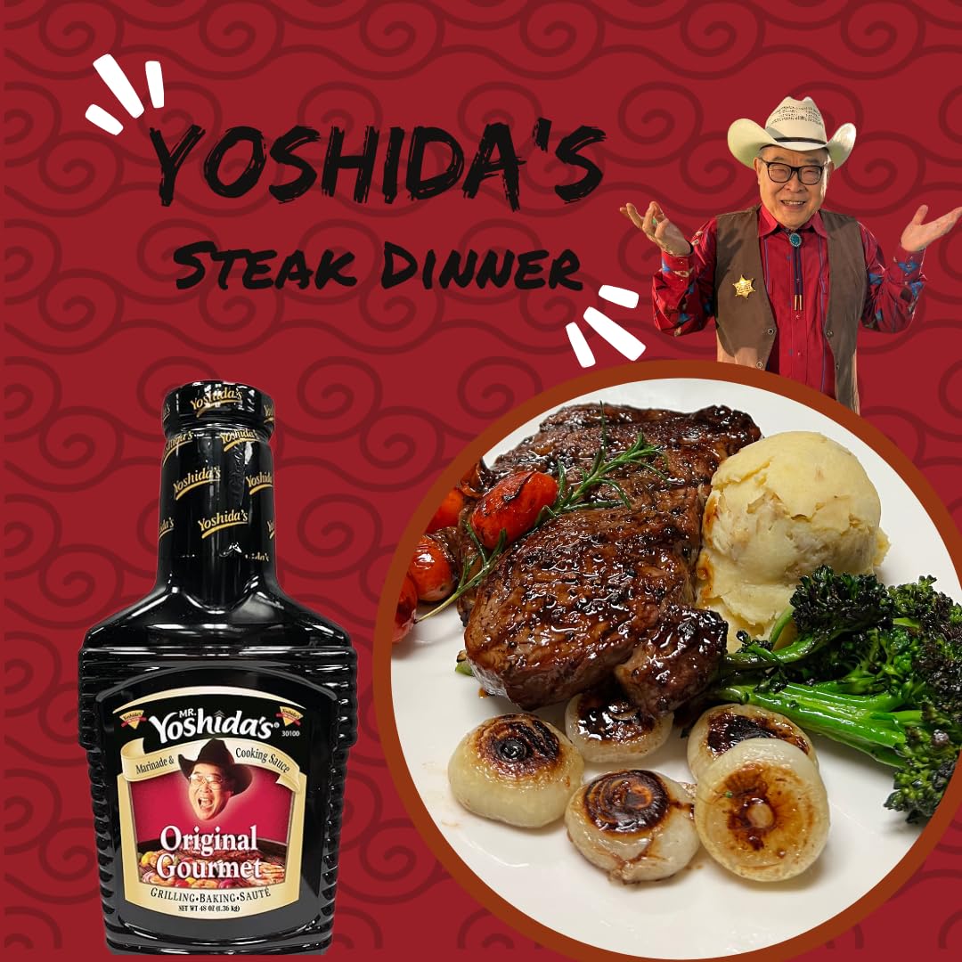 Mr. Yoshida's Original Japanese Barbecue Gourmet Marinade & Cooking Sauce, 2-48 oz Bottles