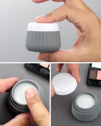 Mrsdry Travel Bottles - 8 Pack, TSA Approved Travel Size Toiletries, Leak Proof Silicone Squeezable Containers in Clear Bag