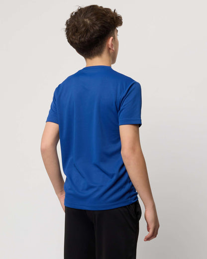 Real Essentials 5 Pack: Boy's Active Athletic Short Sleeve Performance Shirt Cooling Wicking T Shirts Activewear 6-18 Years -Set 11,XL 16-18
