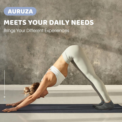 Pilates Grip Socks for Women Men Size 9-11 Non Slip Yoga Accessories Soccer Womens Hospital Barre Black Barefoot Grippers Postpartum Essentials Non Skid for Elderly Gift