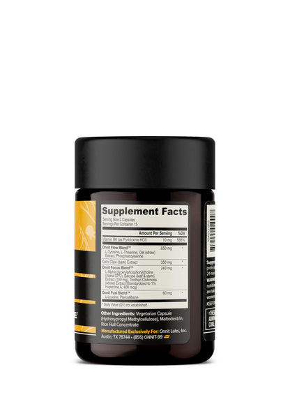 ONNIT Alpha Brain Nootropic Brain Supplement for Men & Women | Memory, Mental Clarity & Cognitive Improvement | Focus Capsules with L-Theanine, Vitamin B6 & Phosphatidylserine (30 Count)