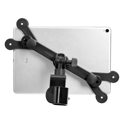 Amazon Basics Adjustable Tablet/iPad Mic Stand Holder for Music Performance, Black