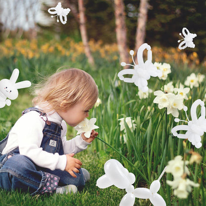 100Pcs clear 260 Balloons Clear Long Skinny Latex Balloon for Animal Ballons, Premium Quality Balloons for Beginners Baloons Making Kid's Carnivals Party Decoartion