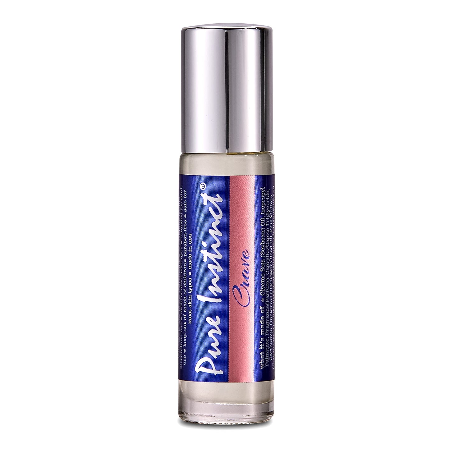 Pure Instinct Roll-On - The Original Pheromone Infused Essential Oil Perfume Cologne - TSA Ready (Crave - Women)