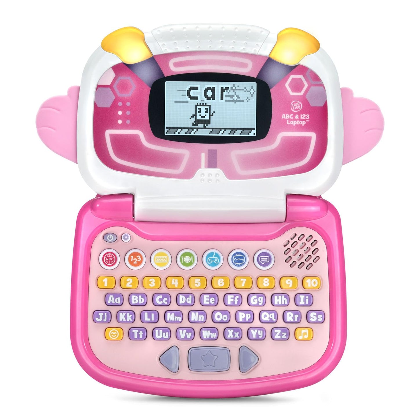 LeapFrog ABC and 123 Laptop for Preschoolers Ages 3-7 Years, Pink