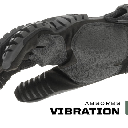 Mechanix Wear: M-Pact Covert Tactical Gloves with Secure Fit, Touchscreen Capable Safety Gloves for Men, Work Gloves with Impact Protection and Vibration Absorption (Black, Large)