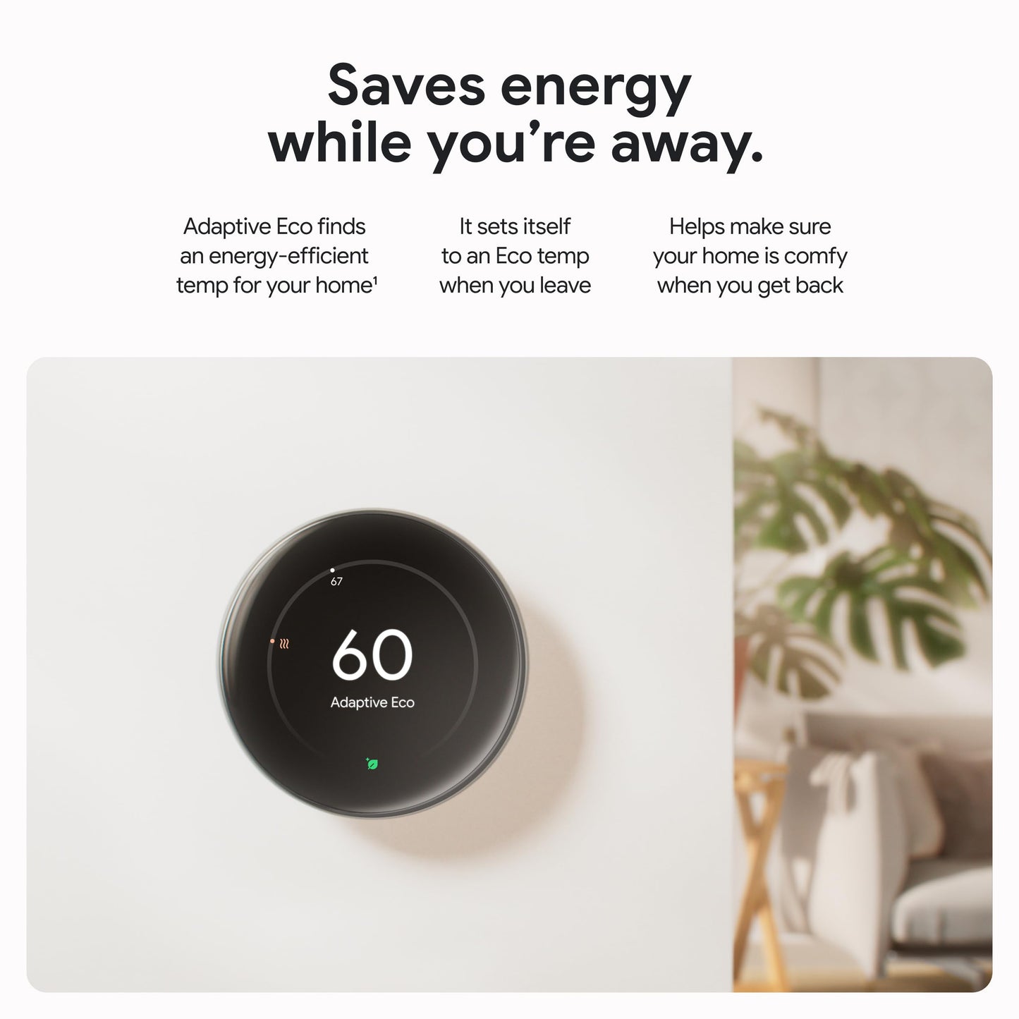 Google Nest Learning Thermostat (4th Gen, 2024) with Nest Temperature Sensor - Energy Saving Smart Thermostat - Works with Alexa, Apple HomeKit and Google Home App - Polished Gold