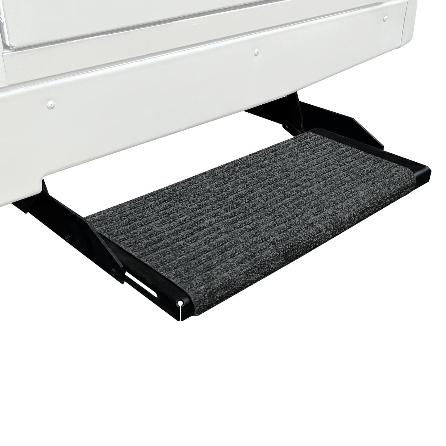 Prest-O-Fit 2-0420 Ruggids RV Step Rug Black Granite 23 In. Wide 19 - Inch X 23 - Inch