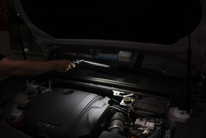 NextLED NT-7544 Double-Sided, Heavy Duty Folding LED Rechargeable Work Light, 600x2 Lumen, Slim Mechanic Light with Magnet, W/Top Light, Aluminum Body, Magnetic Flashlight for Auto Repair/Inspection