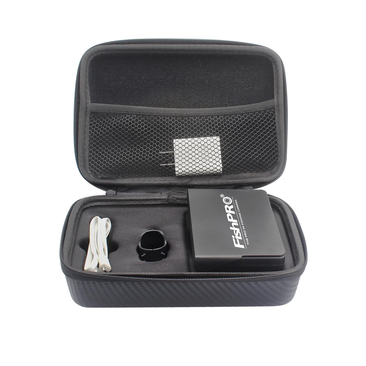 [FishPRO® 2026 Upgrade] Underwater Fishing Camera 4.3'' HD 1000 TVL, Pocket Ice Fishing Camera Underwater for Fish, Portable Fish Finder w/LCD Monitor, IR+LED for Ice Lake Sea Boat Kayak Fishing