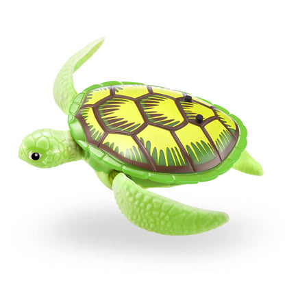 ROBO ALIVE Robo Turtle Robotic Swimming Turtle (Green + Pink) by ZURU Water Activated, Comes with Batteries, Exclusive (2 Pack)