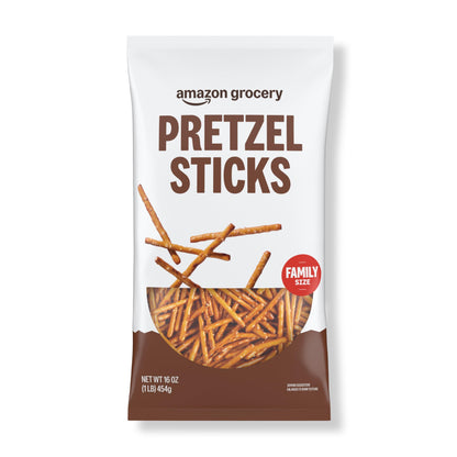 Amazon Grocery, Pretzel Sticks, 16 Oz (Previously Happy Belly, Packaging May Vary)