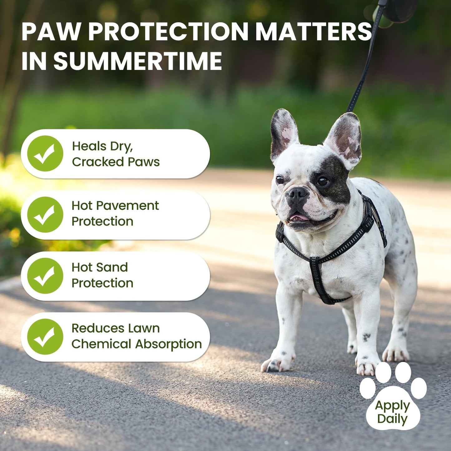 PawSono Lick-Safe Dog Paw & Nose Balm with Coconut Oil | All-Natural Moisturizer & Soother for Dry, Cracked Pads & Snout| Cat Wax & Cream, Nose Butter for frenchies| Horse Hoof Care (60 g /2.1 oz)