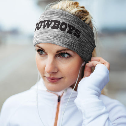 Littlearth Unisex-Adult NFL Dallas Cowboys Tigerspace Headband, Grey, One Size, (300688-COWB)