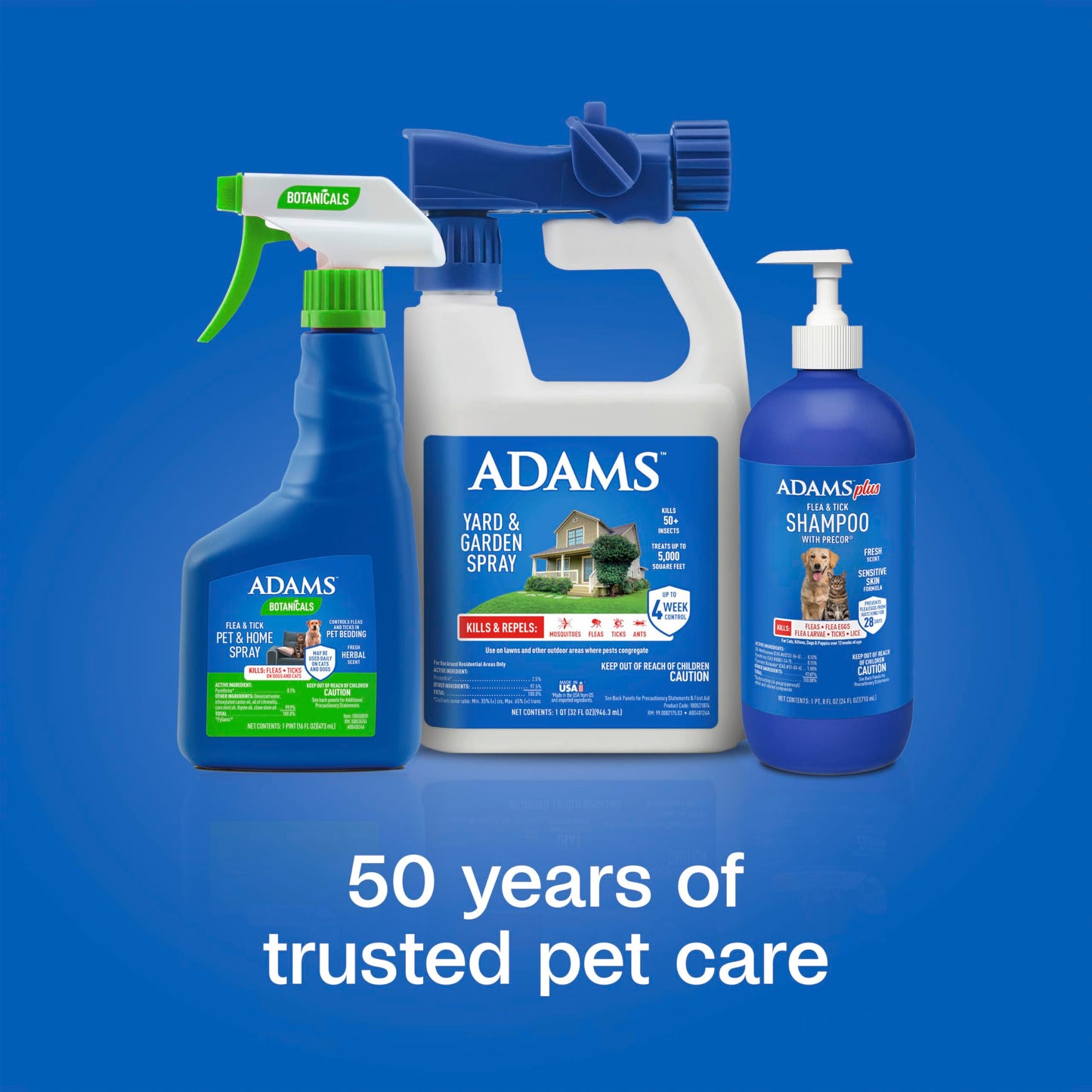 ADAMS Plus Flea & Tick Shampoo with Precor IGR for Cats, Kittens, Dogs & Puppies Over 12 Weeks Of Age, Sensitive Skin Flea Treatment, Kills Adult Fleas, Flea Eggs, Ticks, and Lice, 6 Ounces