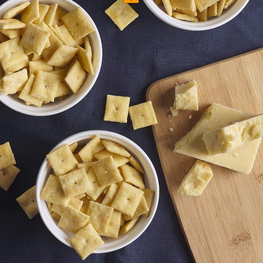 Amazon Brand – Happy Belly White Cheddar Cheese Cracker, 12.4 ounce (Pack of 1)