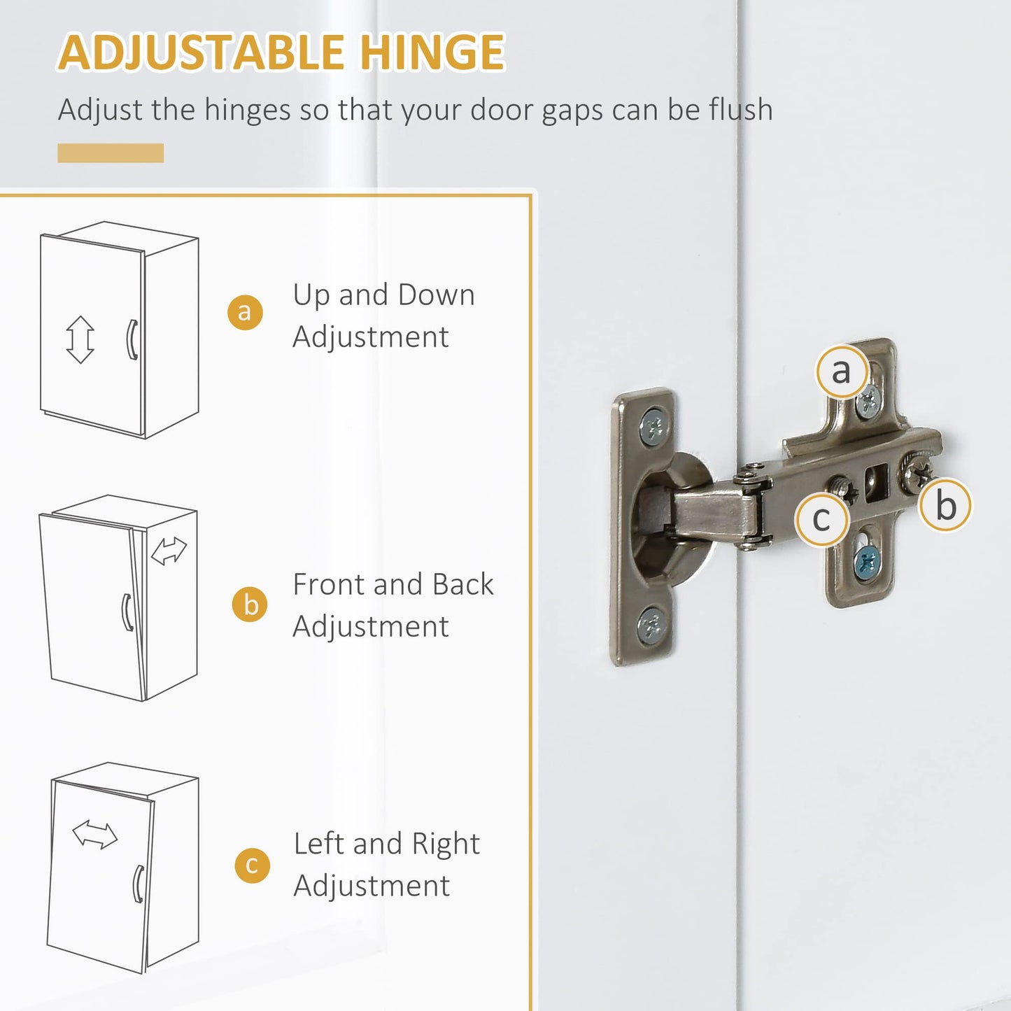 HOMCOM 72" Kitchen Pantry Cabinet, Freestanding Tall Storage Cabinet with 4 Doors, Drawer and 3 Adjustable Shelves for Dining Room, White