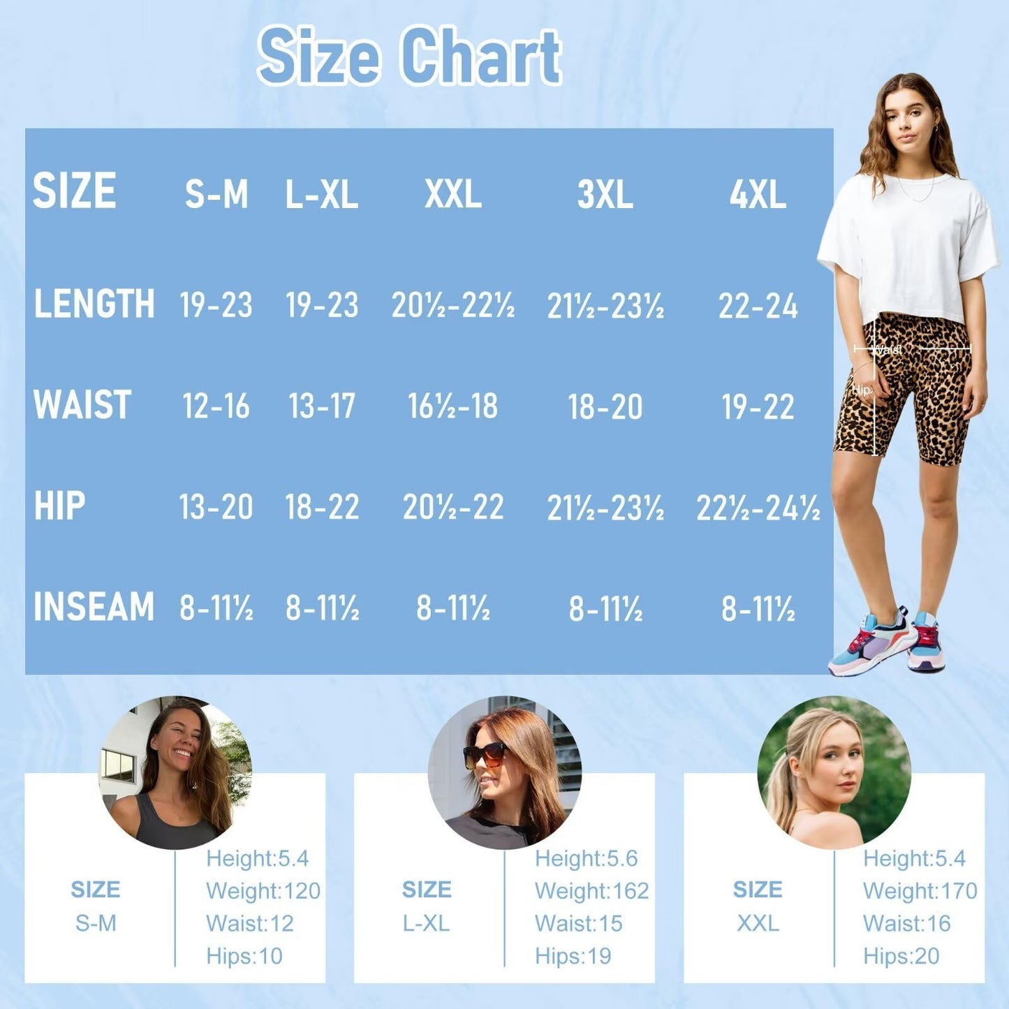 5 Pack Biker Shorts with Pockets for Women - 8" High Waist Spandex Workout Yoga Running Athletic (Black/Light Grey/Blue/Ins Green/Pink-Pockets,Plus)