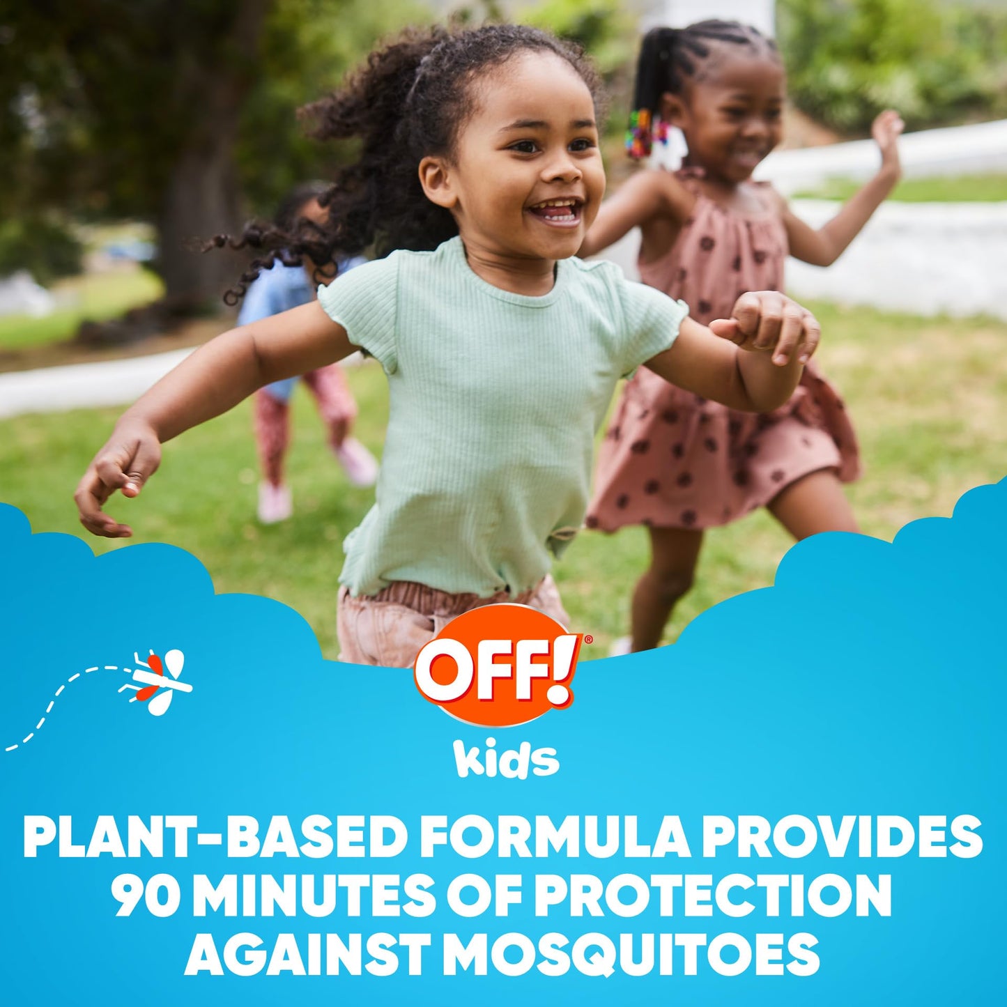 OFF! Kids Insect Repellent Spray, 100% Plant Based Oils, Safe for Use On Babies, Toddlers and Kids, 4 oz