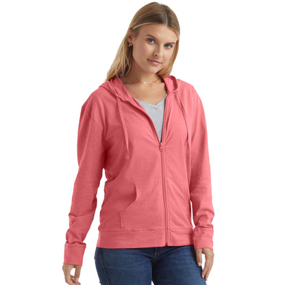 Hanes womens Slub Jersey fashion hoodies, Briny Pink, X-Large US