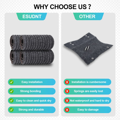 ESUDNT RV Step Covers 4 Pack RV Step Rug, RV Stair Covers Carpets for Mobile Home, Camper, 24 inch Wide (24”*7.5”, Black)